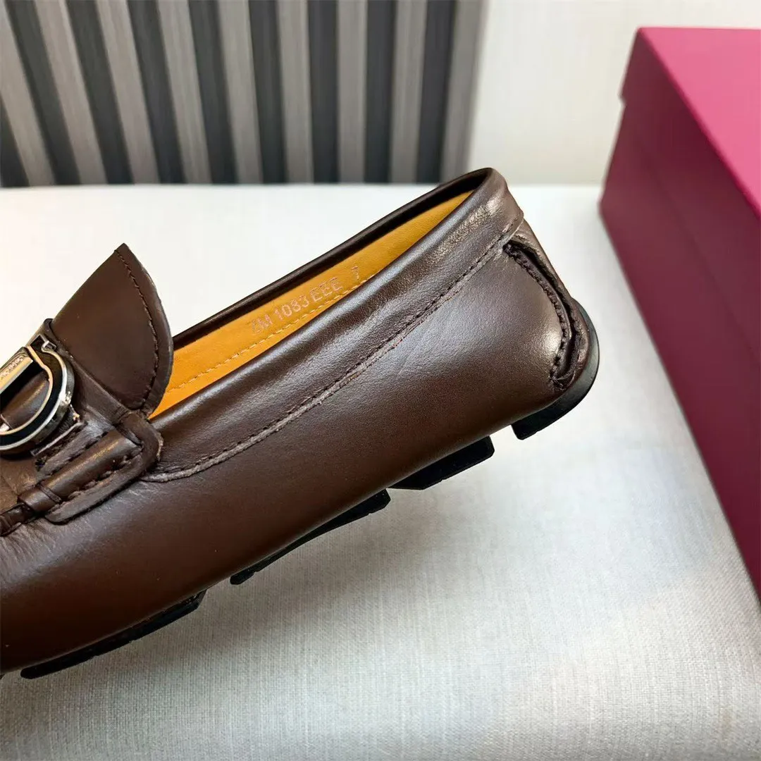 Men's shoes 💰560 Ferragamo new high-end quality 🔥 black cowhide ➕ cowhide lining size 38-45